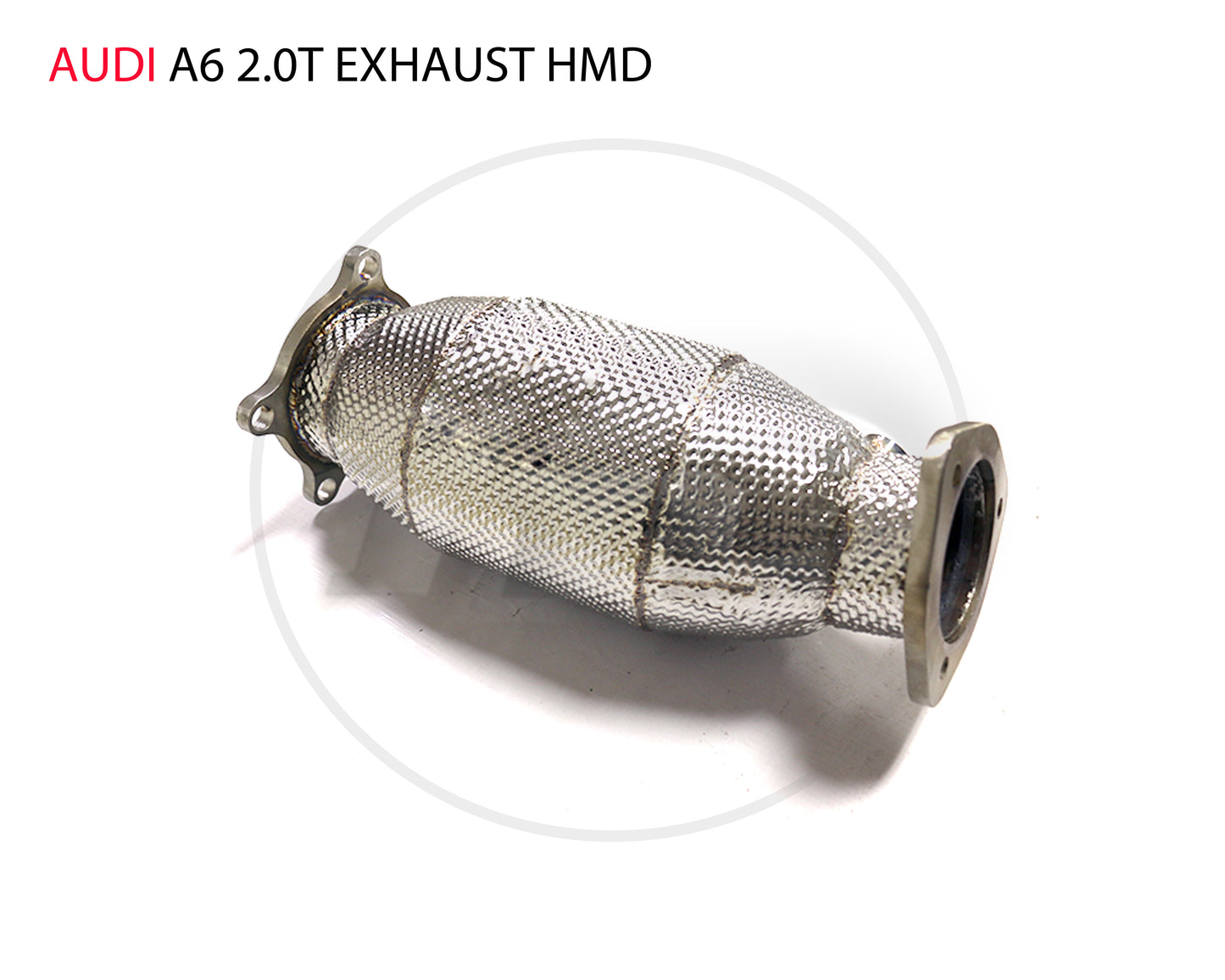 Car Accessories Without Catalytic Header For Audi A6 A7 C8 2.0T Exhaust System High Flow Performance Downpipe