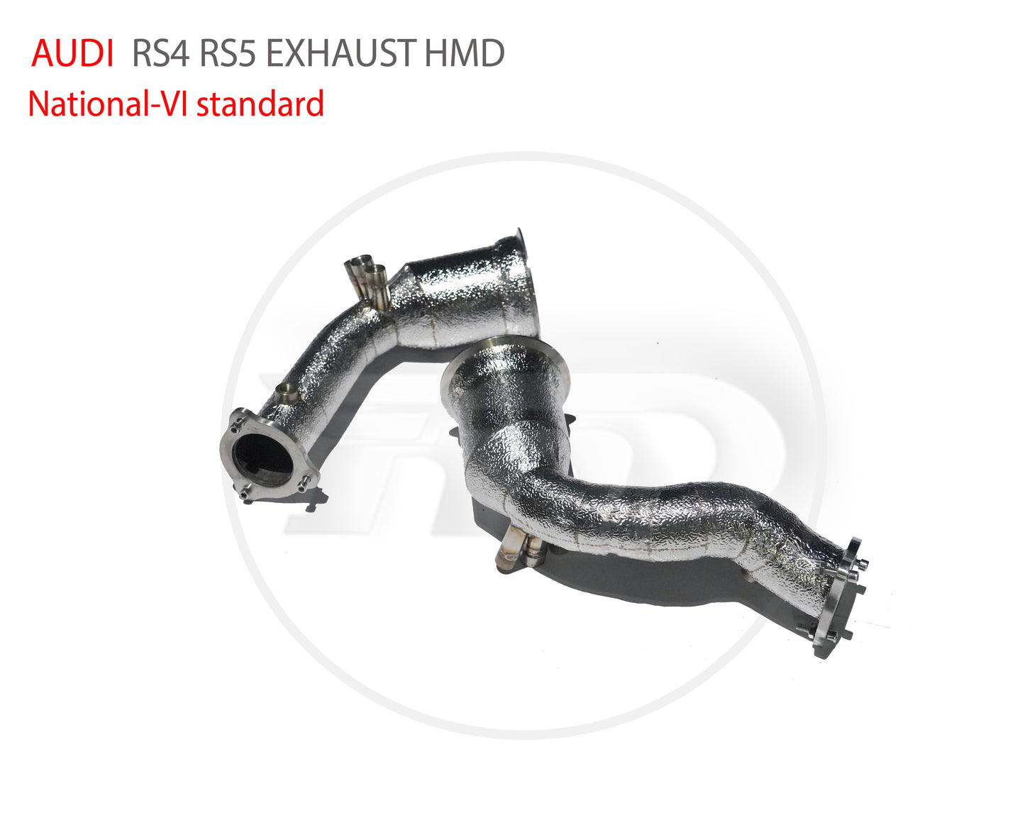 For Exhaust Manifold Downpipe for Audi RS4 RS5 VI Standard Car Accessories With Catalytic Converter Header Without Cat Pipe