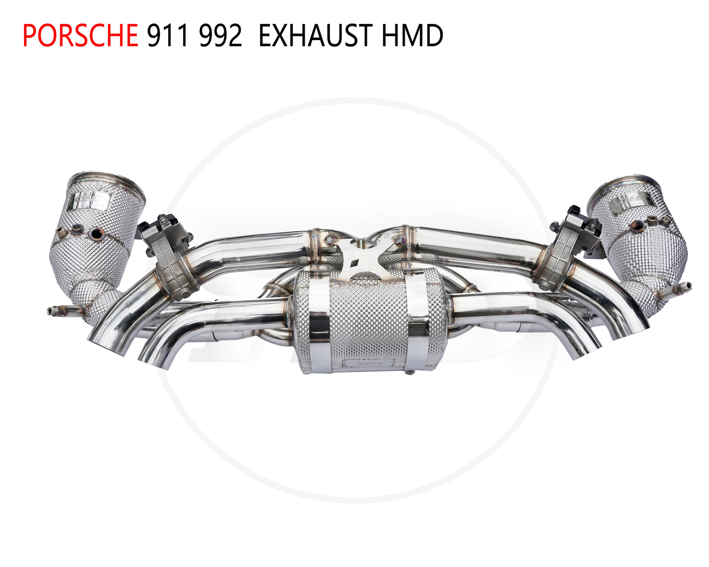 Stainless Steel Exhaust System for Porsche 911 992 Carrera S Auto Catback Modification Valve Peformance Downpipe With Cat Extra 2% Off