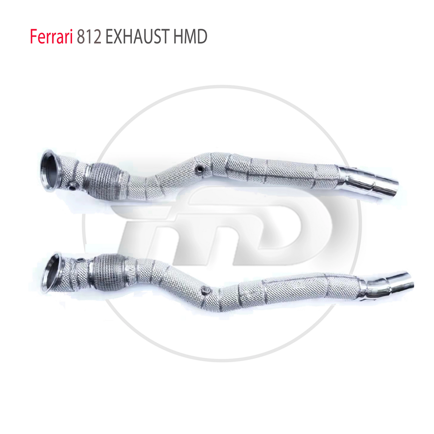 Stainless Steel Exhaust System High Flow Performance Downpipe for Ferrari 812 Car Accessories