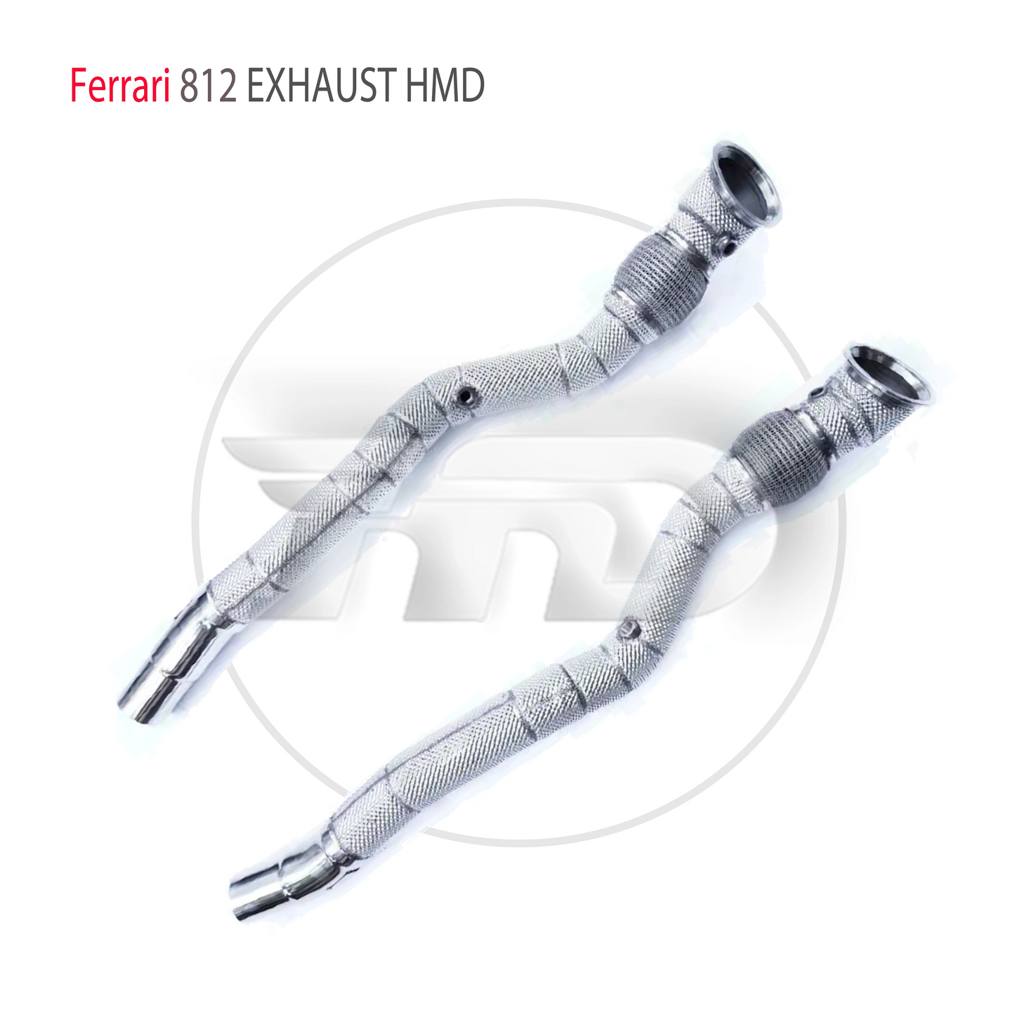 Stainless Steel Exhaust System High Flow Performance Downpipe for Ferrari 812 Car Accessories