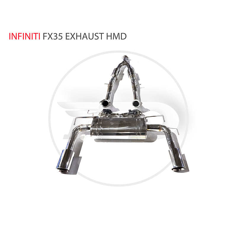 Exhaust Manifold Downpipe for Infiniti FX35 Car Accessories With Catalytic Converter Catless Intake Header