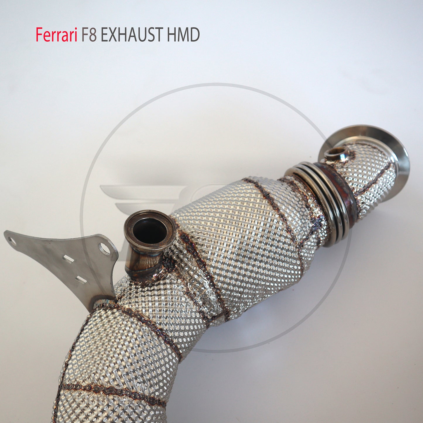 Exhaust System High Flow Performance Downpipe for Ferrari F8 Tributo Spider 3.9T V8 Catalytic Converter Headers
