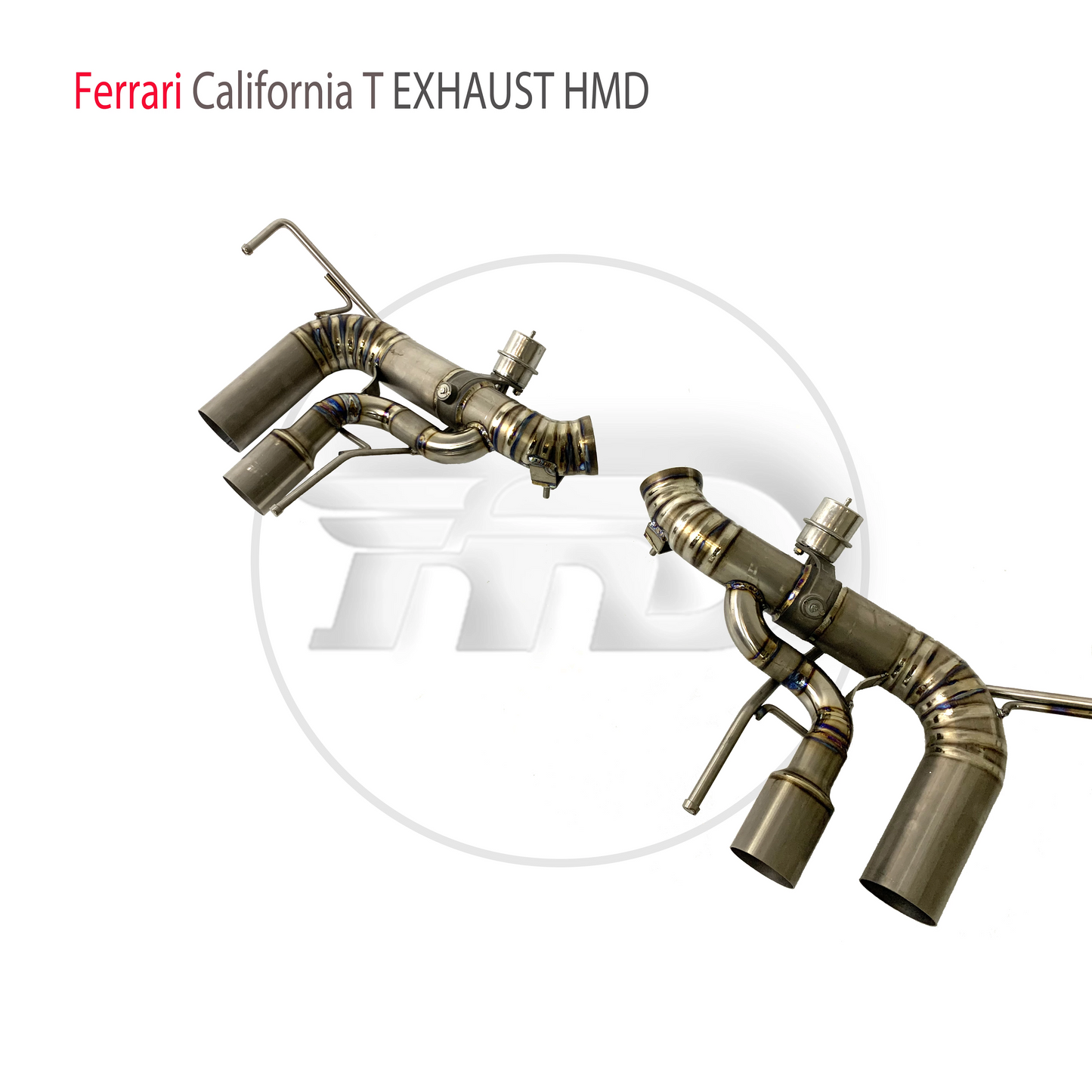 Titanium Alloy Exhaust System Performance Valve Catback is Suitable For Ferrari California T Muffler For Cars