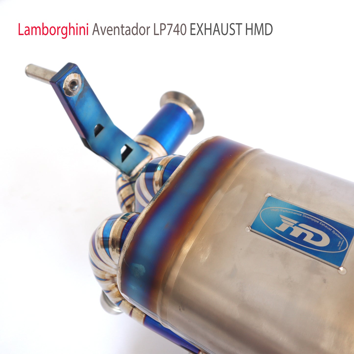 Titanium Alloy Exhaust System Performance Catback for Lamborghini Aventador S LP740-4 Valve Muffler