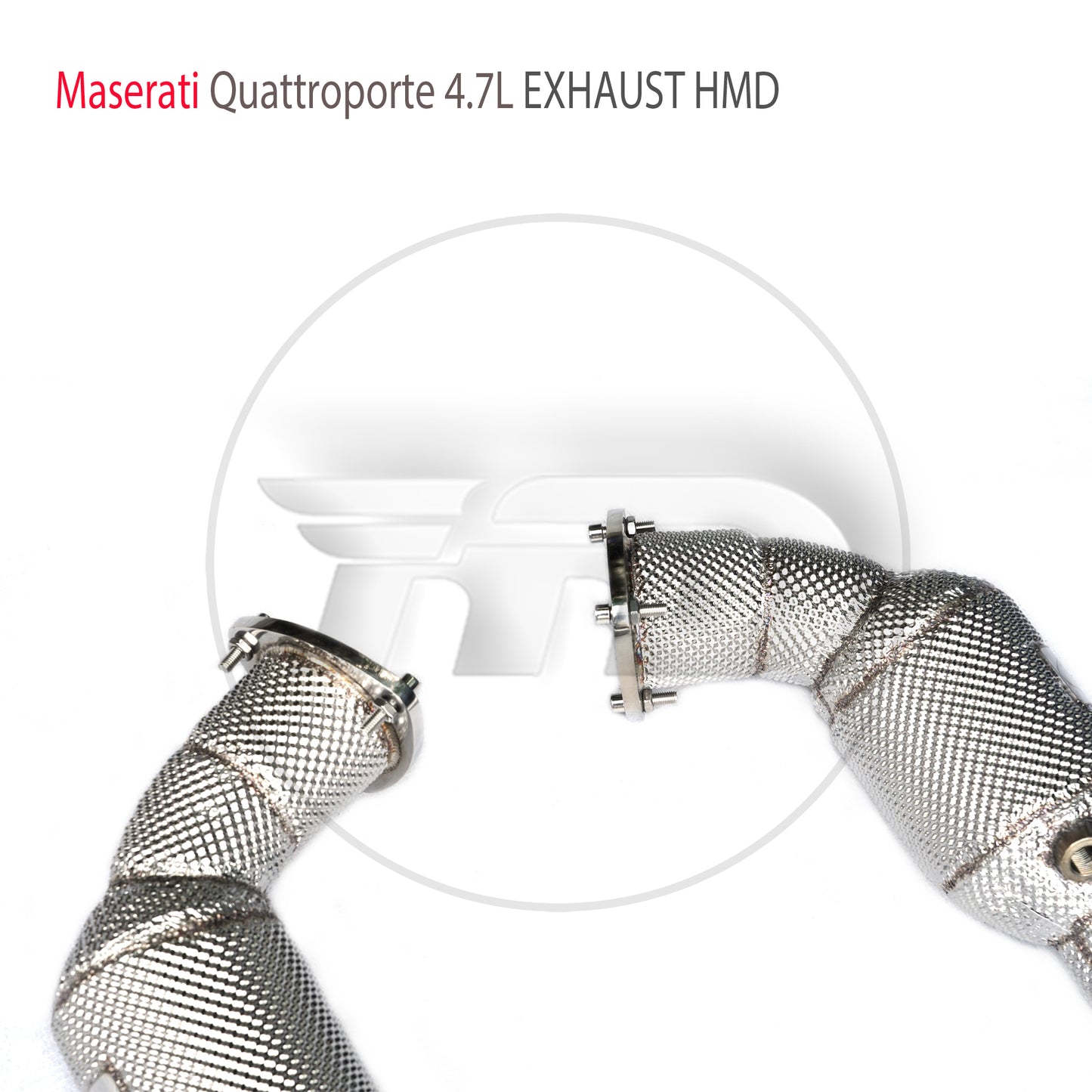 Exhaust System High Flow Performance Downpipe for Maserati Quattroporte S GTS 4.7L 2009-2012 With Catalytic Converter