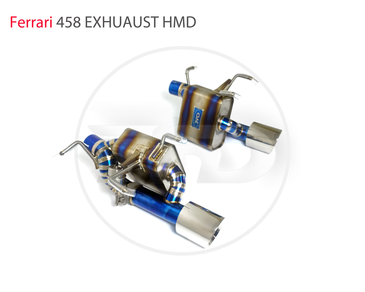 Titanium Alloy Exhaust Pipe Manifold Downpipe for Ferrari 458 SP Auto Modification Electronic Valve Muffler Car Accessories