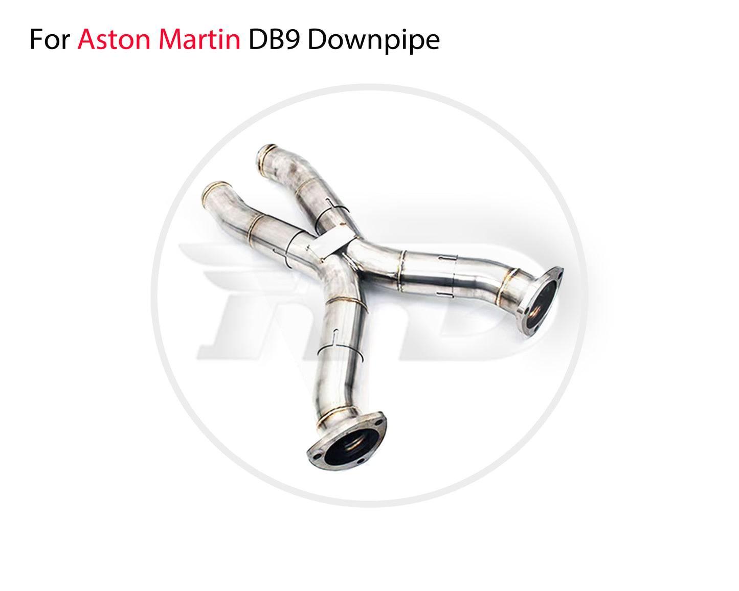 For Exhaust System Front Pipe X Tube for Aston Martin DB9 Vantage Zagato Rapide 6.0L V12 Without Cat