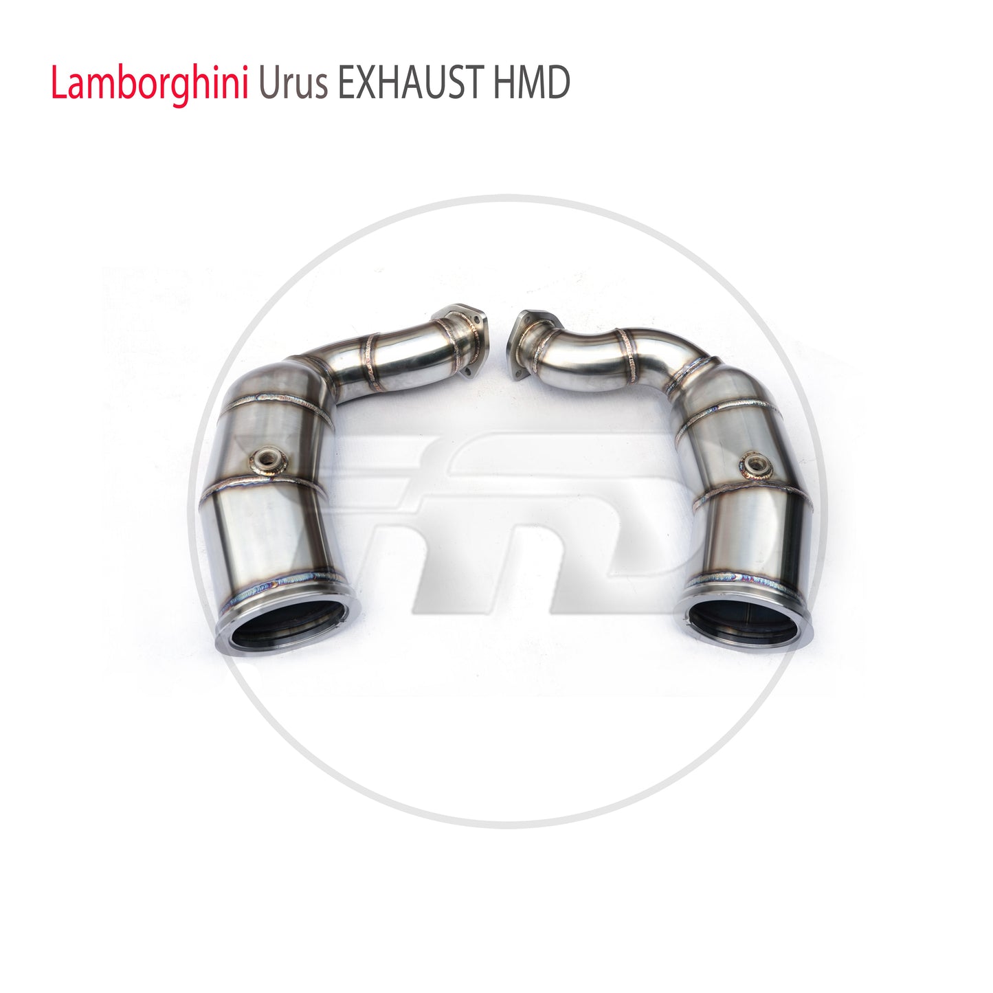 Exhaust System High Flow Performance Downpipe for Lamborghini Urus 4.0T V8 Car Accessories With Cat Pipe