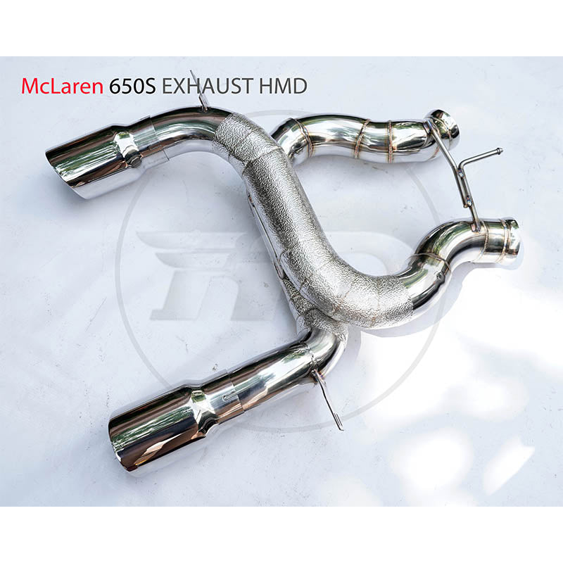 Exhaust Pipe Manifold Downpipe for McLaren 650 Upgrade 675 Rear Pipe Auto Replacement Electronic Valve Car Accessories