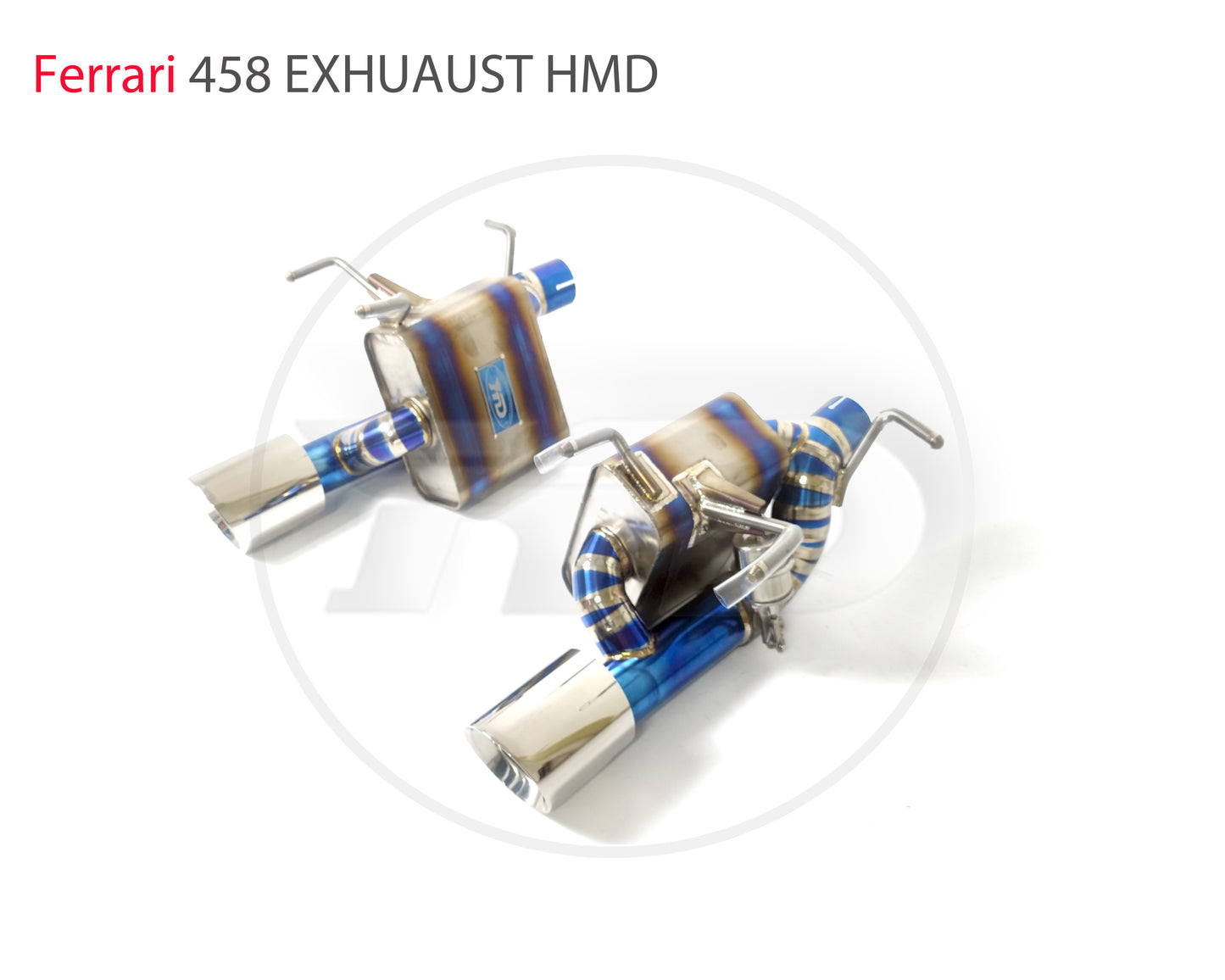 Titanium Alloy Exhaust Pipe Manifold Downpipe for Ferrari 458 SP Auto Modification Electronic Valve Muffler Car Accessories