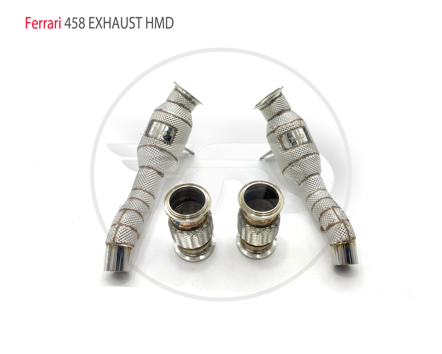 Exhaust System High Flow Performance Downpipe for Ferrari 458 Car Accessories With Catalytic Header Without Cat