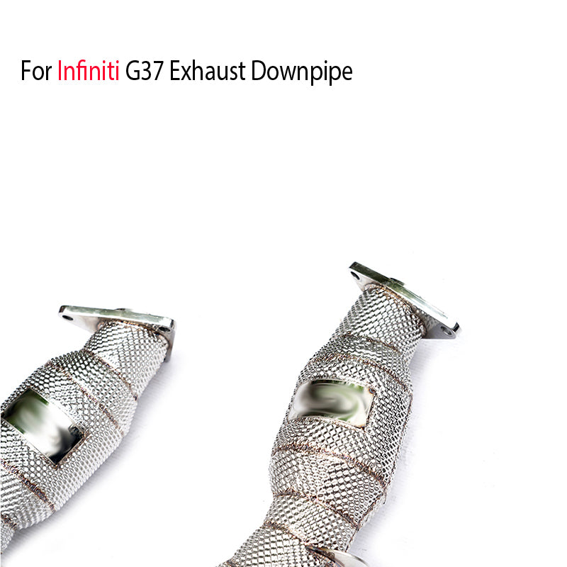 Exhaust Manifold High Flow Downpipe for Infiniti G37 Car Accessories With Catalytic Header Without Cat Catless Pipe