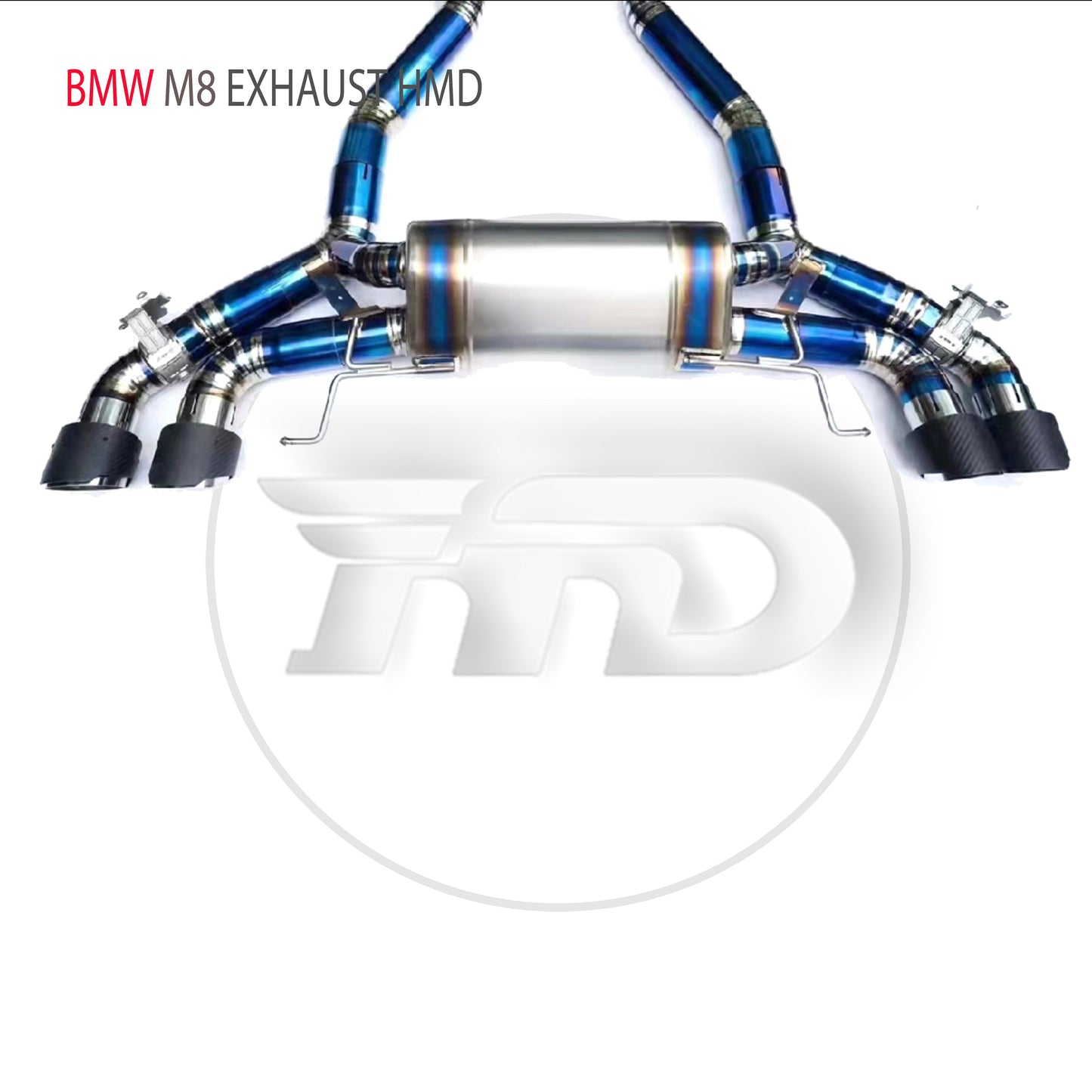 Titanium Exhaust System Performance Catback For BMW M8 Muffler For Cars Modifity Variable Valve Pipe