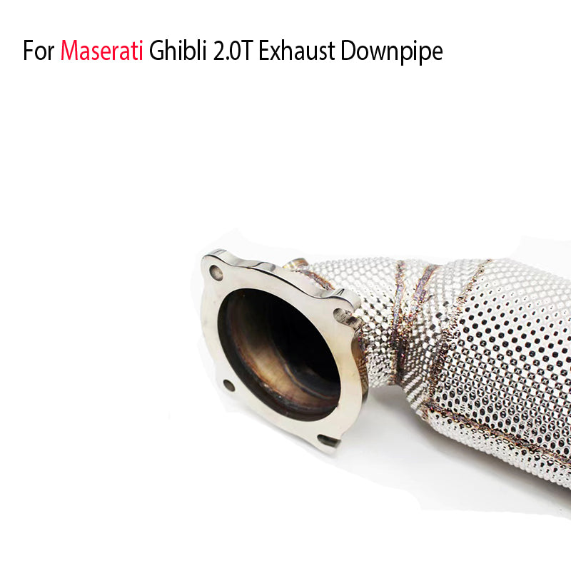 Stainless Steel Exhaust System High Flow Performance Downpipe for Maserati Ghibli 2.0T Car Accessories With Catalyst