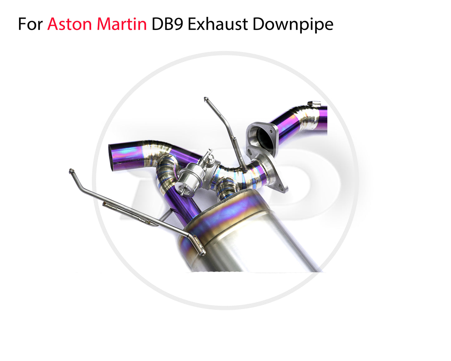 For Titanium Alloy Exhaust System Manifold Downpipe is Suitable for Aston Martin DB9 Auto Modification Valve Muffler