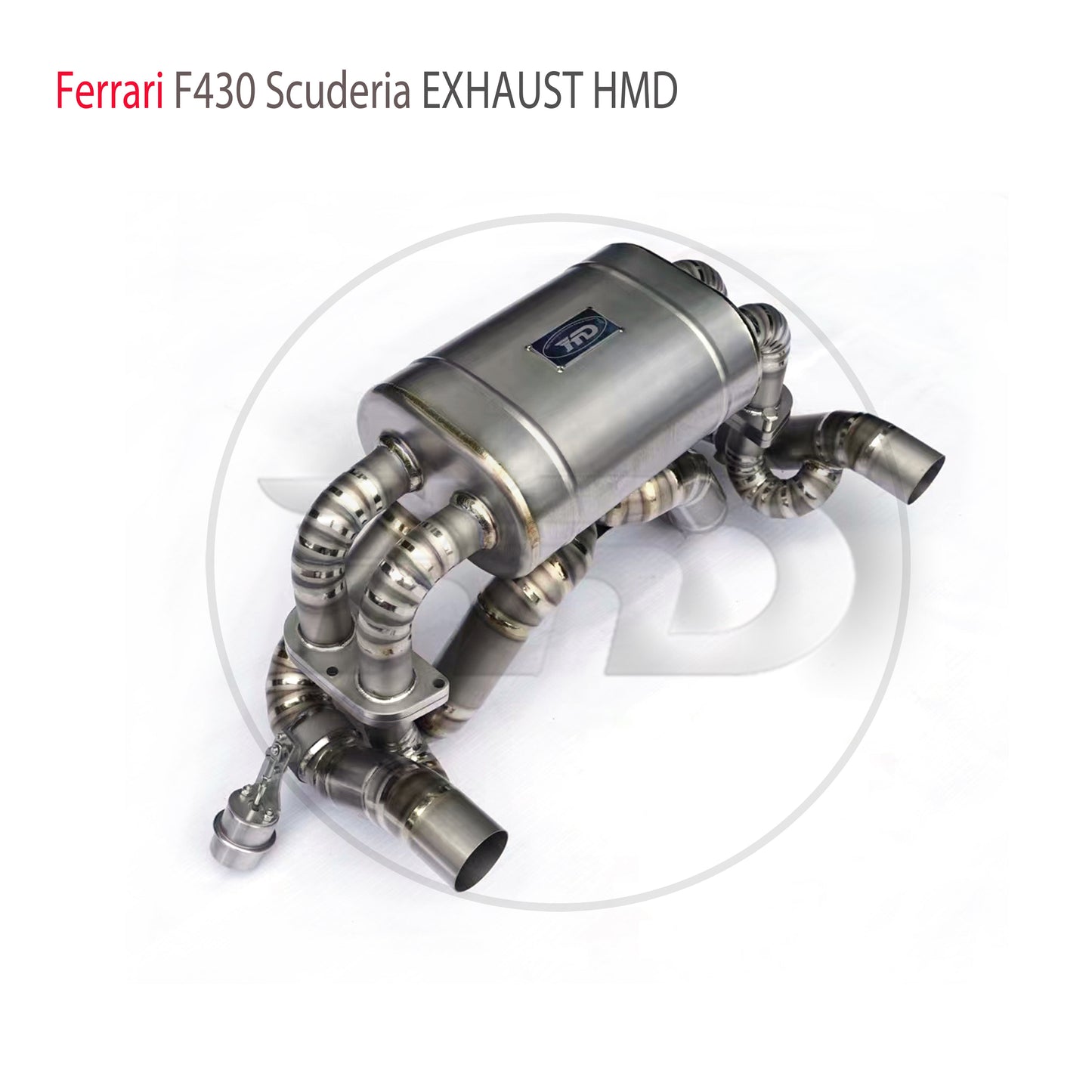 Titanium Alloy Exhaust System Performance Catback for Ferrari F430 Scuderia Auto Modification Electronic Valve Muffler