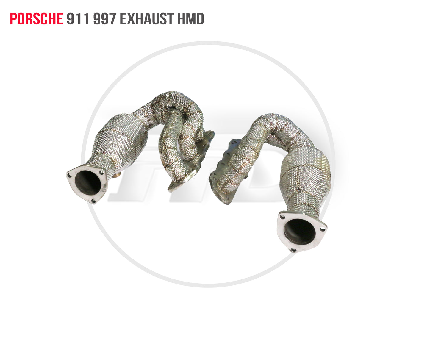 Exhaust Manifold High Flow Downpipe for Porsche 911 997 Car Accessories With Catalytic Header Without Cat Catless Pipe