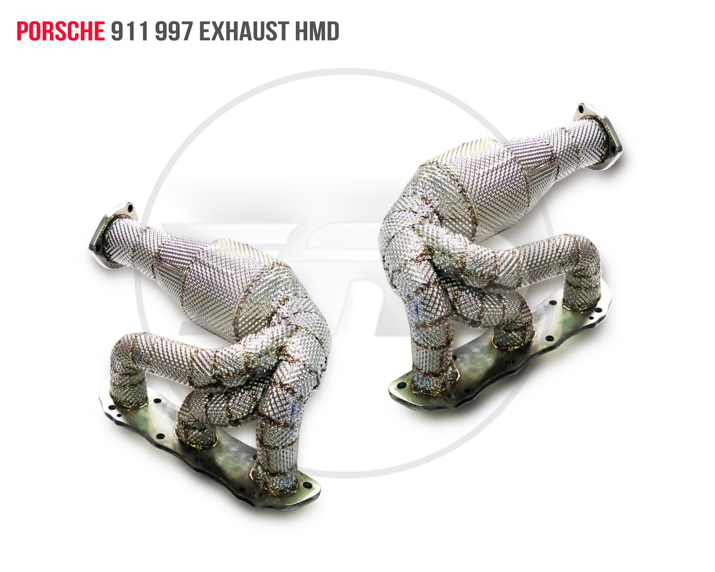 Exhaust Manifold High Flow Downpipe for Porsche 911 997 Car Accessories With Catalytic Header Without Cat Catless Pipe