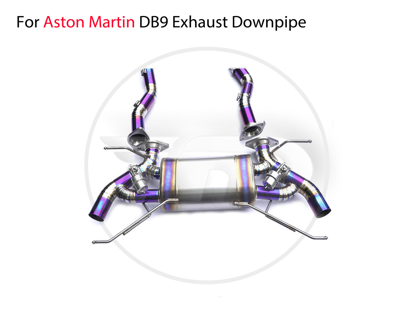 For Titanium Alloy Exhaust System Manifold Downpipe is Suitable for Aston Martin DB9 Auto Modification Valve Muffler