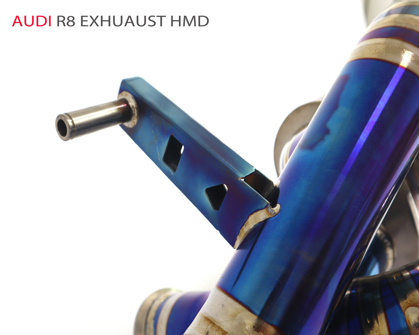 For Titanium Alloy Exhaust System Performance Catback for Audi R8 Auto Modification Valve Muffler Single Or Dual Exit