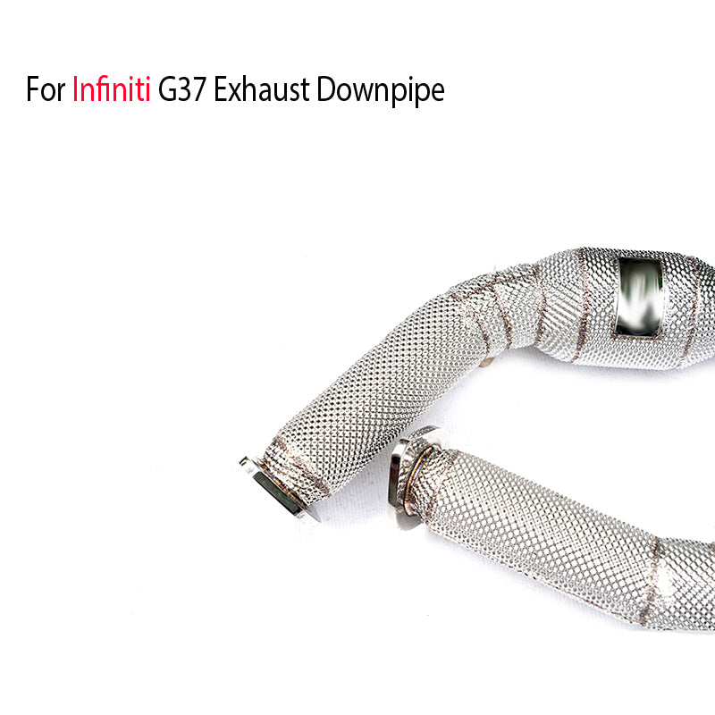 Exhaust Manifold High Flow Downpipe for Infiniti G37 Car Accessories With Catalytic Header Without Cat Catless Pipe