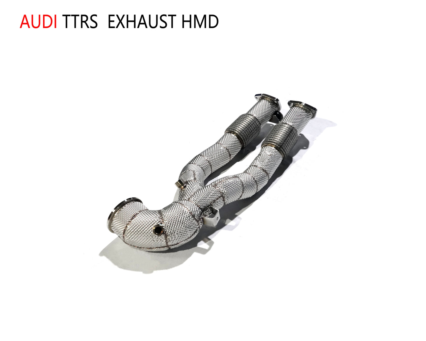 For Exhaust Manifold High Flow Downpipe for Audi RS3 TTRS Car Accessories With Catalytic Header Without Cat Catless Pipe