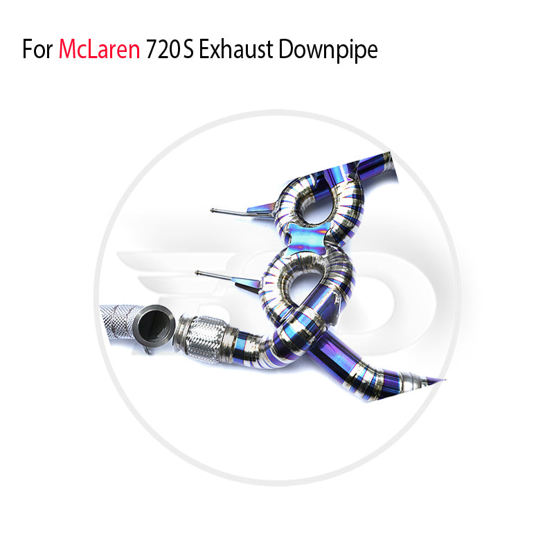 Titanium Alloy Exhaust System Performance Catback And Downpipe for McLaren 720S Auto Modification Electronic Valve Muffler