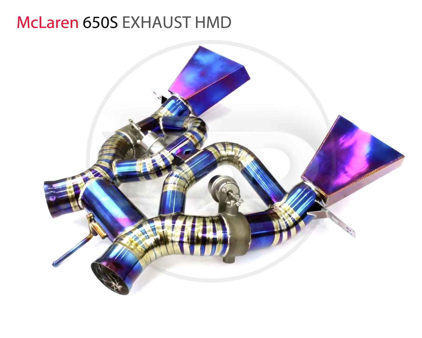 Titanium Alloy Exhaust Manifold Downpipe Is Suitable For McLaren 570S 650 720S 750S MP4 Auto Modification Parts Valve