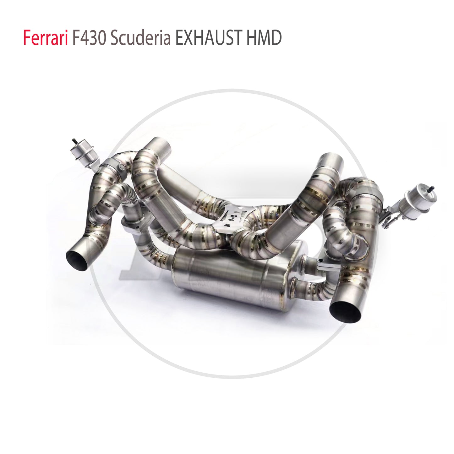 Titanium Alloy Exhaust System Performance Catback for Ferrari F430 Scuderia Auto Modification Electronic Valve Muffler