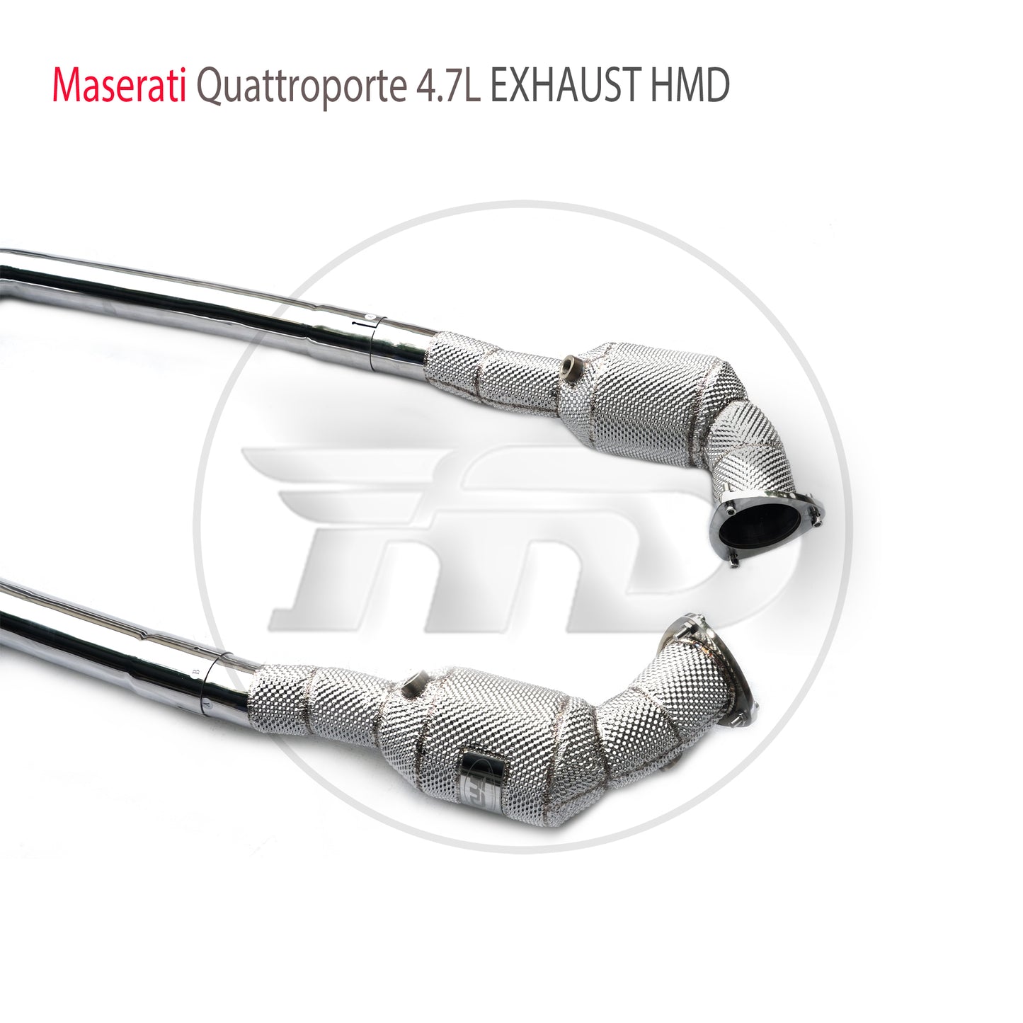 Exhaust System High Flow Performance Downpipe for Maserati Quattroporte S GTS 4.7L 2009-2012 With Catalytic Converter