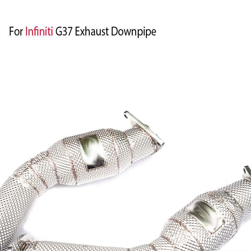 Exhaust Manifold High Flow Downpipe for Infiniti G37 Car Accessories With Catalytic Header Without Cat Catless Pipe