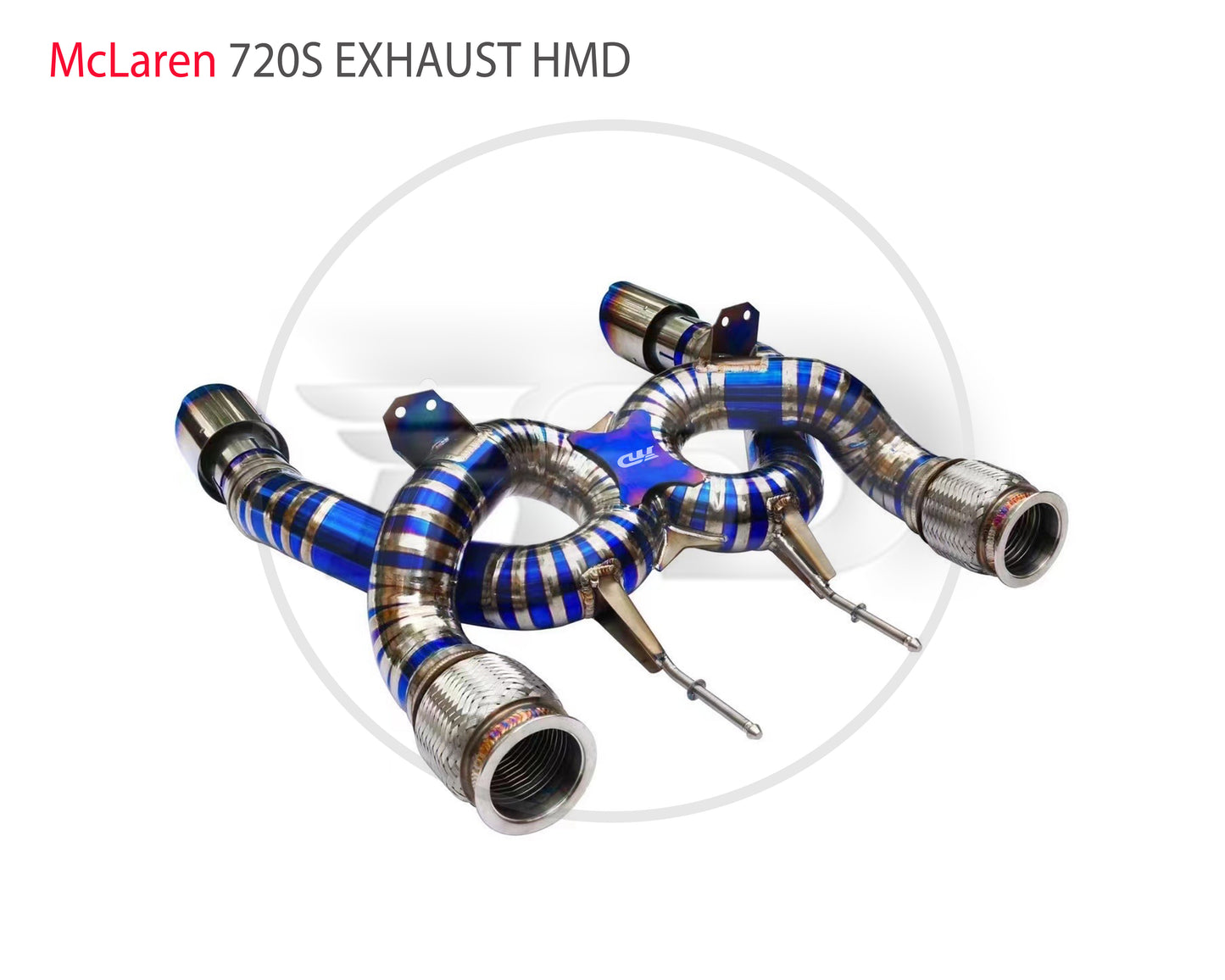 Titanium Alloy Exhaust Manifold Downpipe is Suitable for McLaren 570S 650 720S 750S MP4 Auto Modification Parts Valve