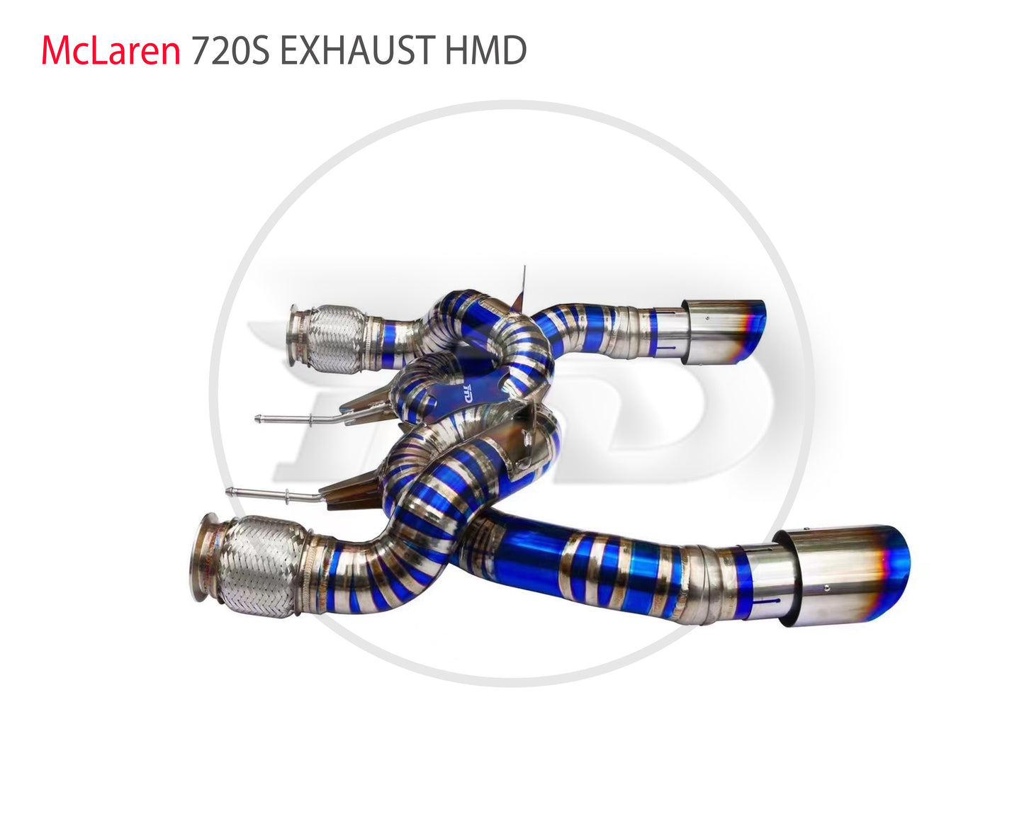 Titanium Alloy Exhaust Manifold Downpipe is Suitable for McLaren 570S 650 720S 750S MP4 Auto Modification Parts Valve