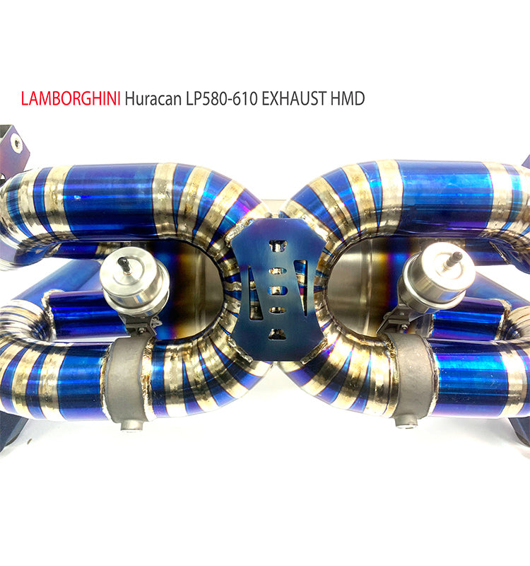 For Lamborghini Huracan LP580-2 LP610-4 Coupe 5.2 Titanium Valve Catback Exhaust System
