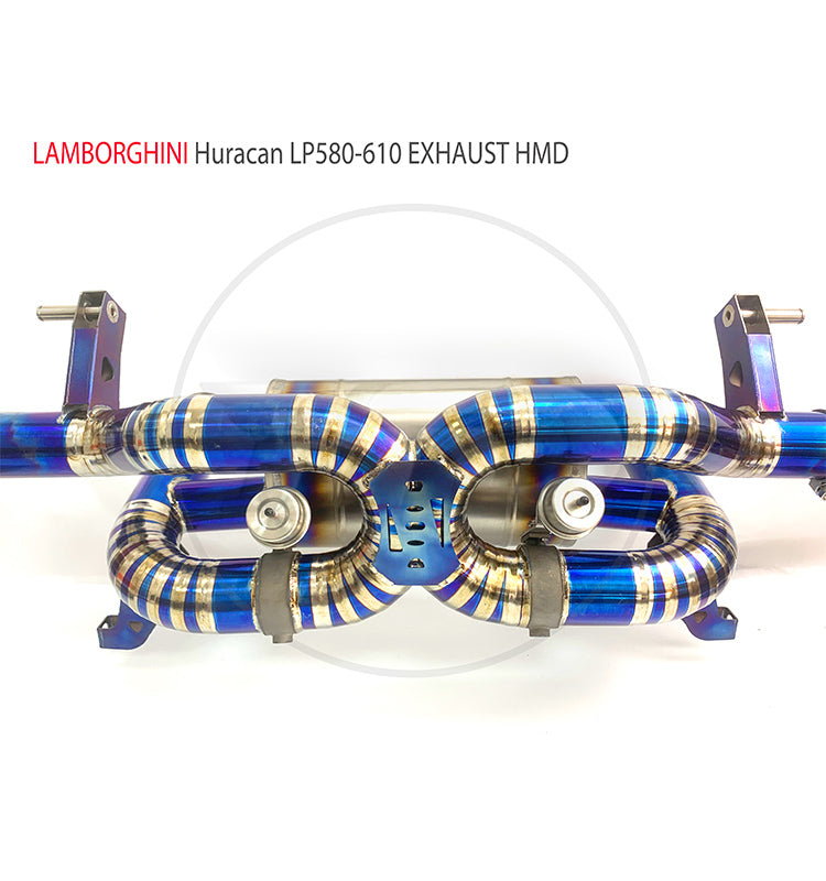 For Lamborghini Huracan LP580-2 LP610-4 Coupe 5.2 Titanium Valve Catback Exhaust System