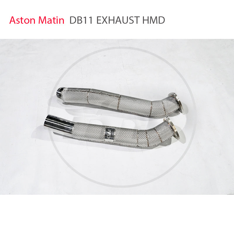 Exhaust System Manifold Downpipe Front Pipe for Aston Martin DB11 Car Accessories Without Catayist