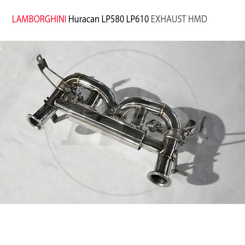 Stainless Steel Catback Exhaust Systems For Lamborghini Huracan LP580-2 LP610-4 EVO Style Valve Muffler Car Accessories