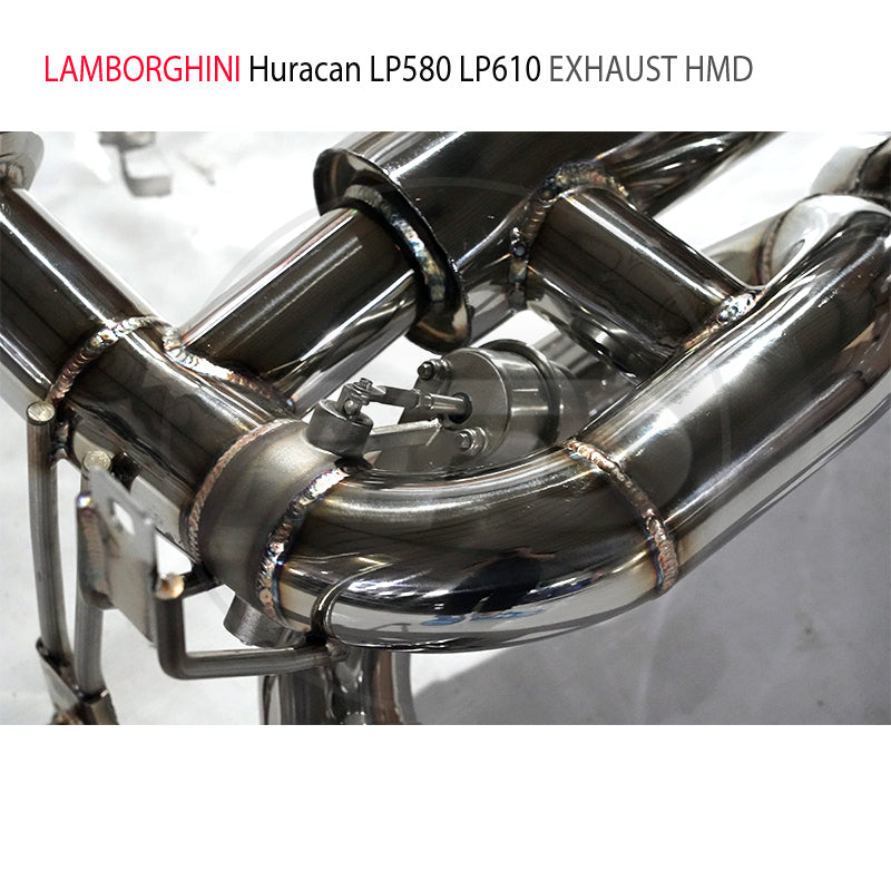 Stainless Steel Catback Exhaust Systems For Lamborghini Huracan LP580-2 LP610-4 EVO Style Valve Muffler Car Accessories