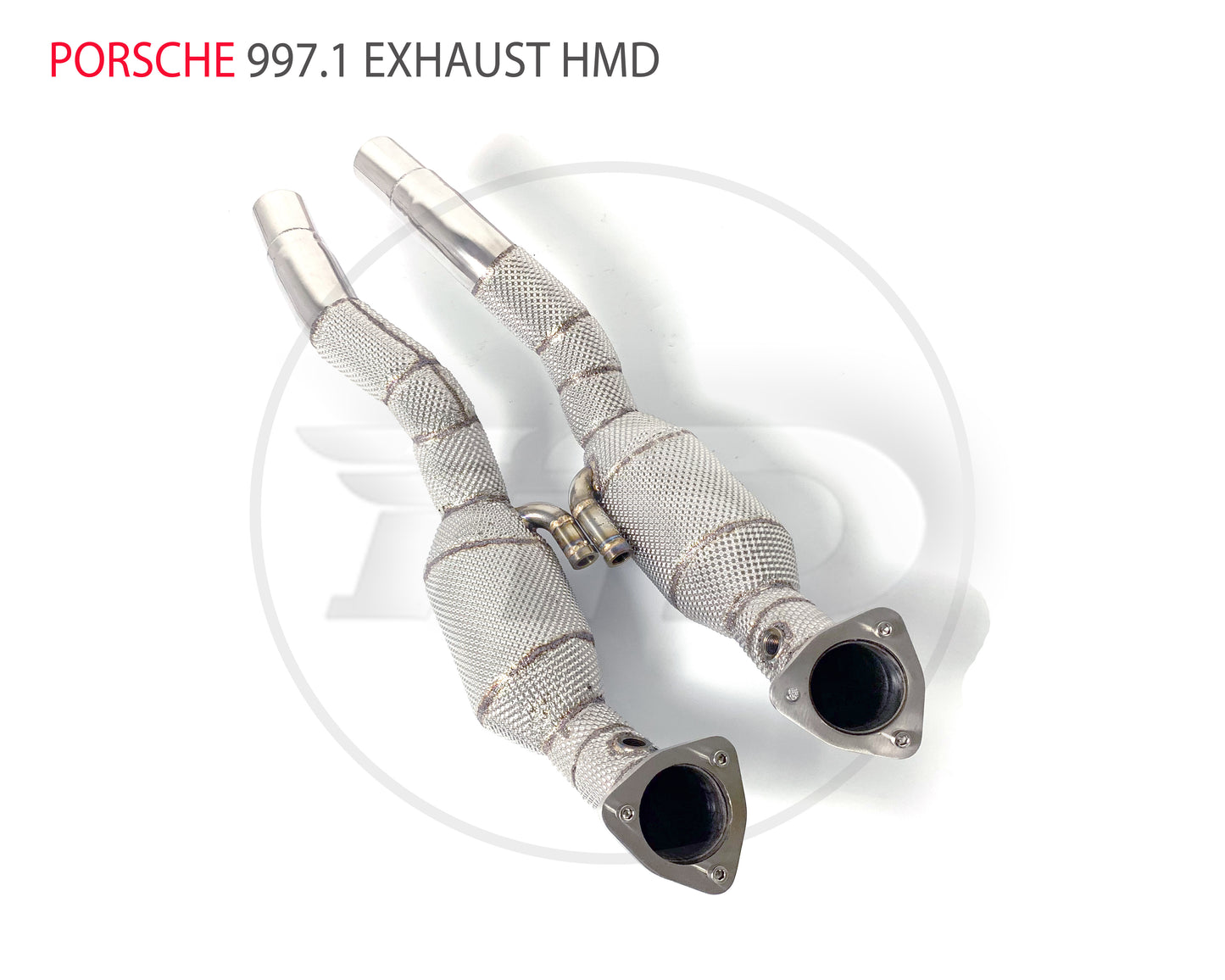 Exhaust Manifold Downpipe for Porsche 911 997.1 Car Accessories With Catalytic Converter Header Without Cat Pipe