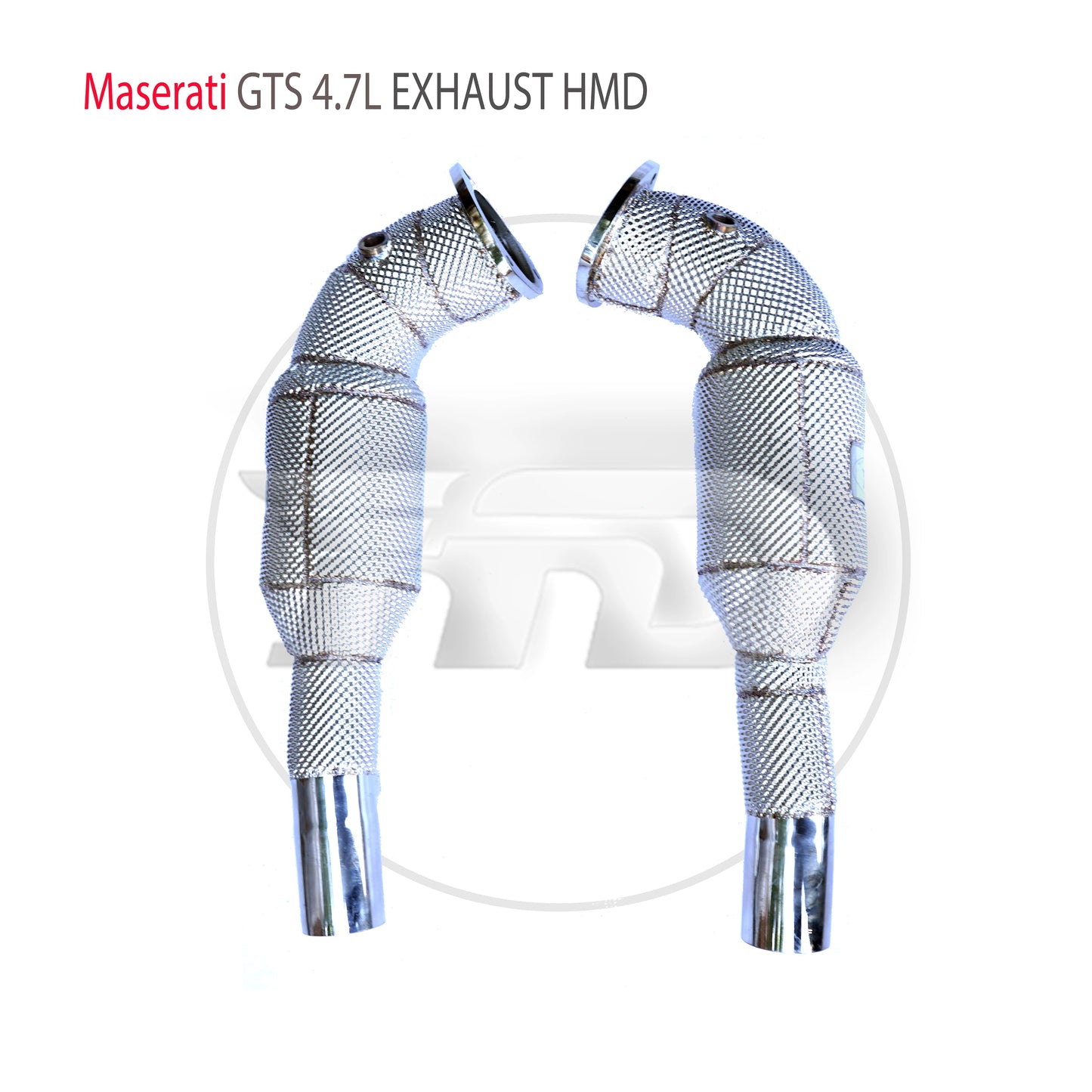 Exhaust Manifold High Flow Downpipe for Maserati Gran Turismo S 4.7L Car Accessories With Catalytic Wit Catless Pipe