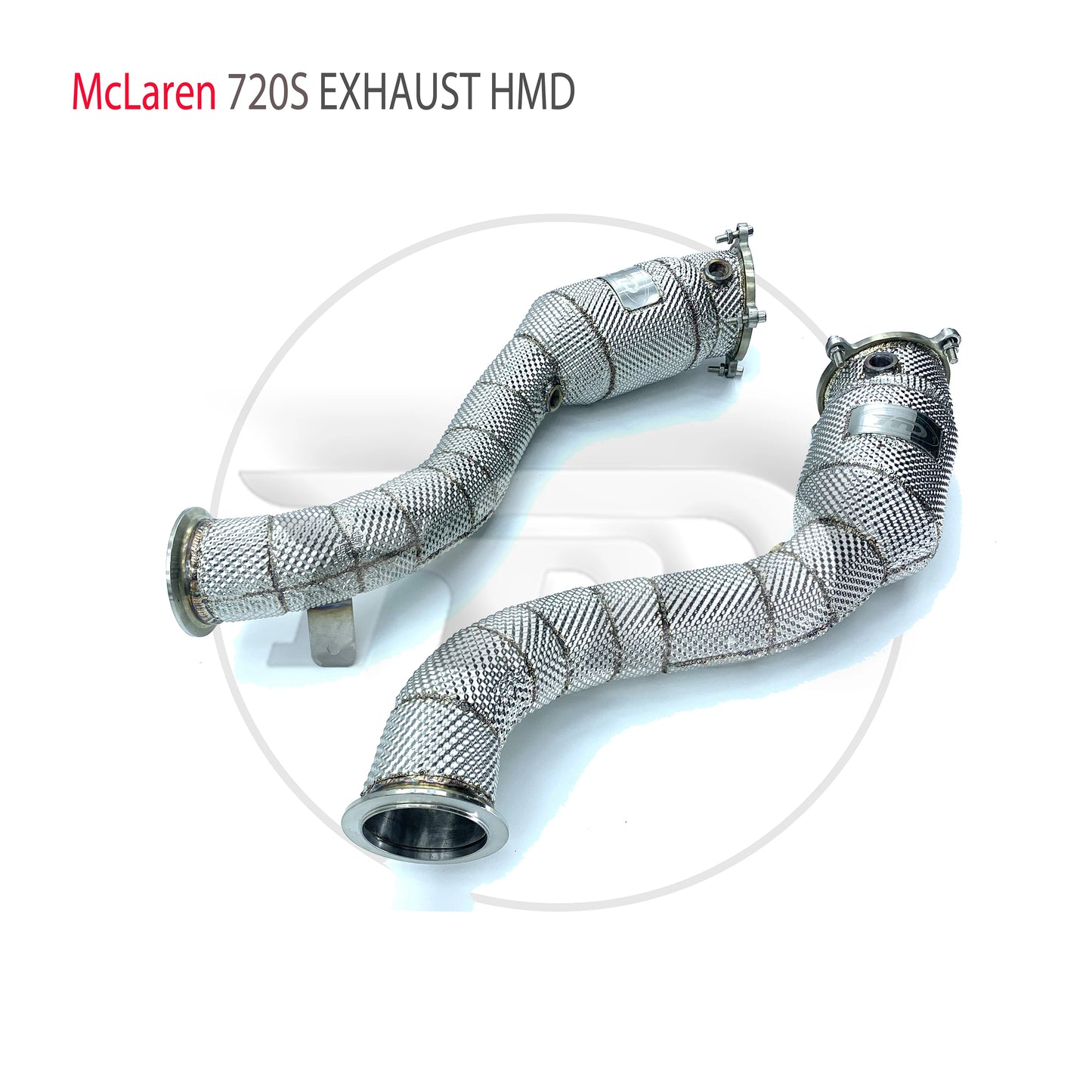 Stainless Steel Exhaust System High Flow Performance Downpipe For McLaren 720S Auto Modification