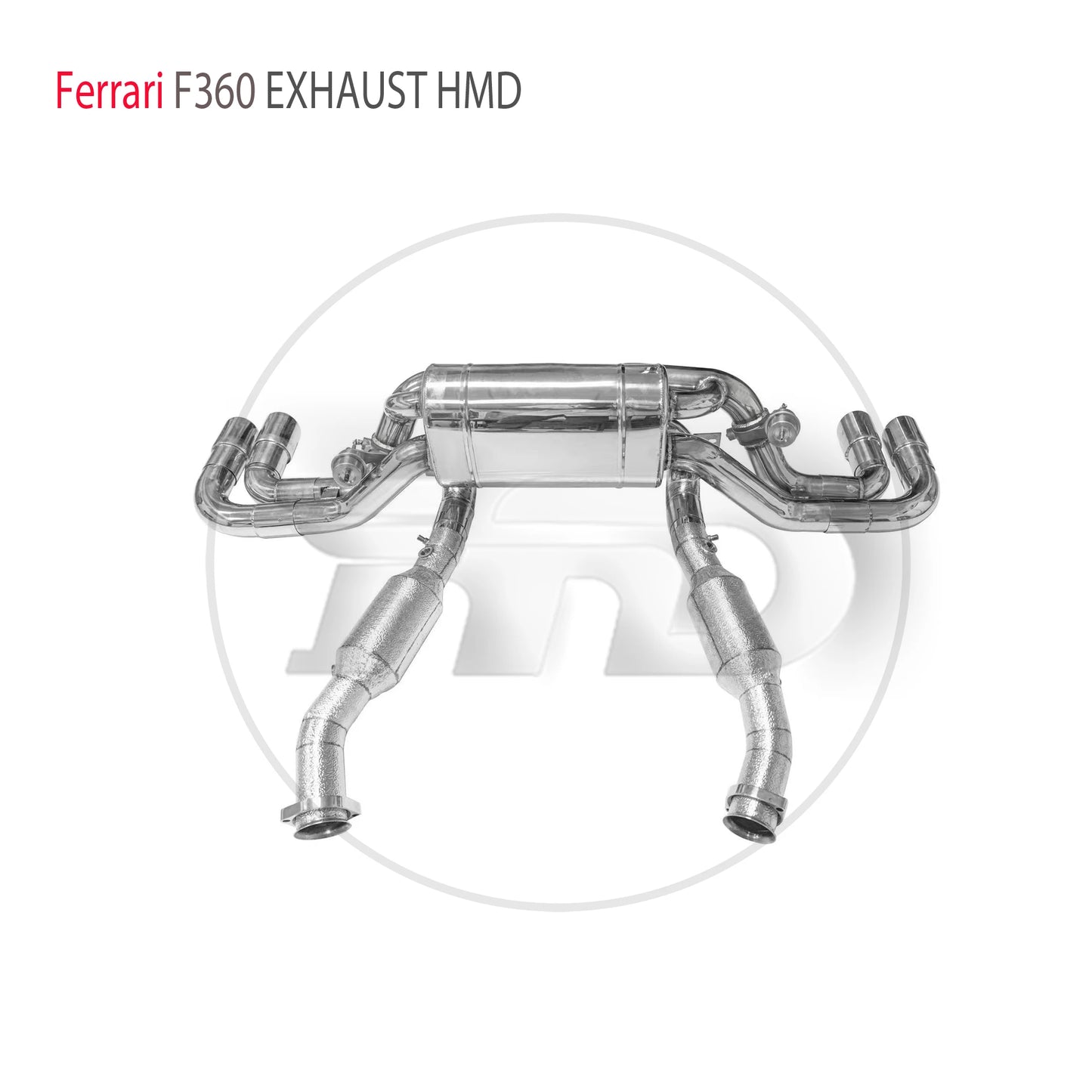 Stainless Steel Exhaust System Performance Catback High Flow Downpipe for Ferrari F360 Valve Muffler Header WIth Catalyst
