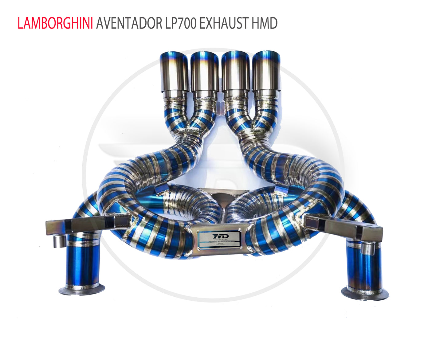 Titanium Alloy Exhaust Systems Modified Downpipe For Lamborghini LP610 LP640 LP700 EVO Auto Electronic Valve