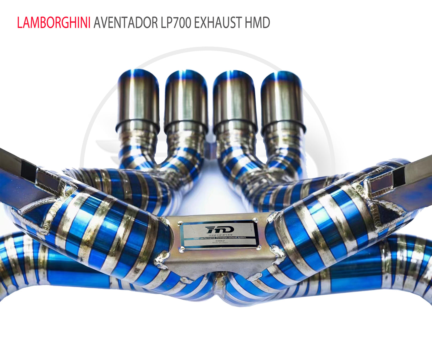 Titanium Alloy Exhaust Systems Modified Downpipe For Lamborghini LP610 LP640 LP700 EVO Auto Electronic Valve