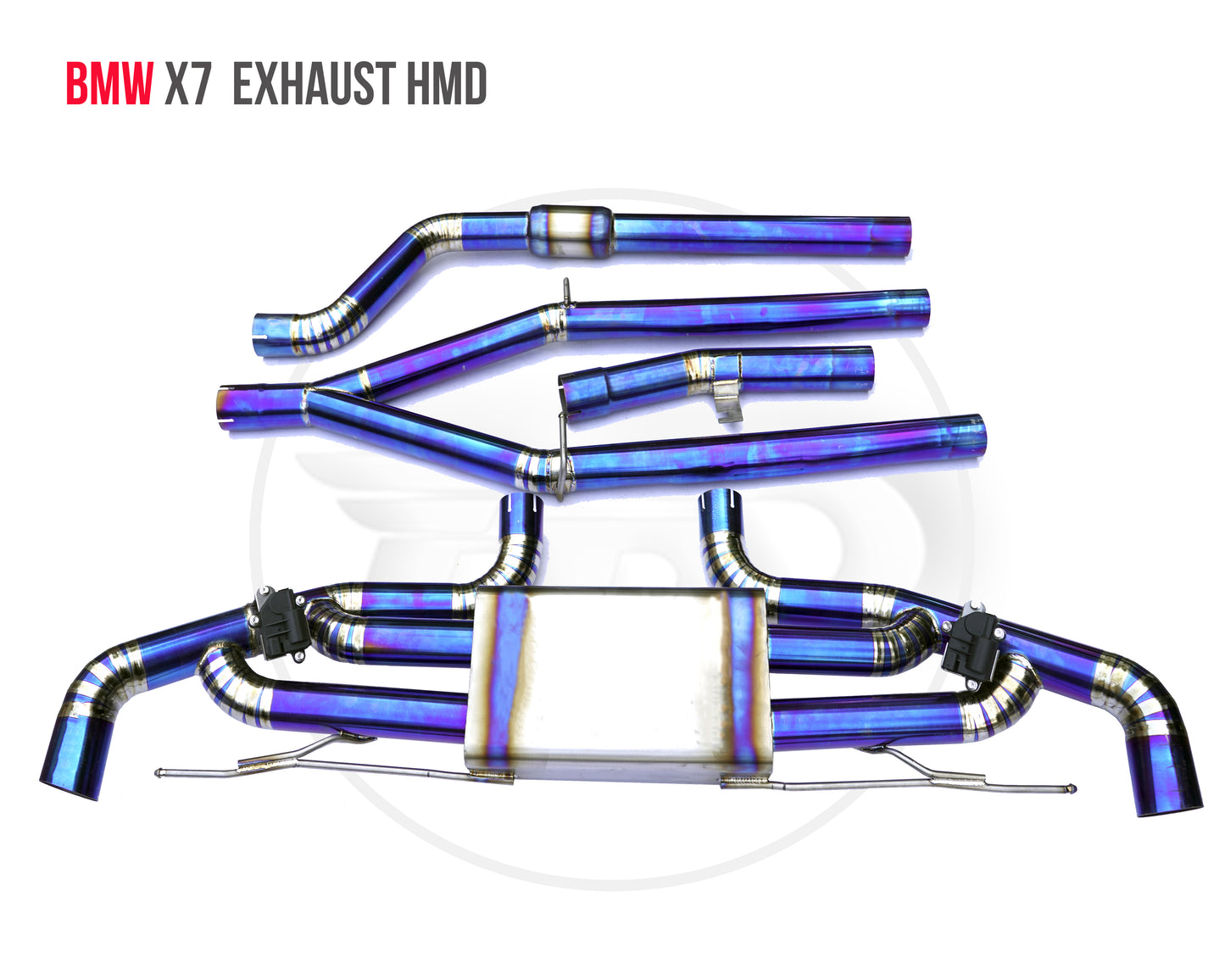 Titanium Alloy Exhaust Systems Is Suitable For BMW X5 X6 X7 G05 G06 G07 Car Modified Electronic Valve Muffler Accessories