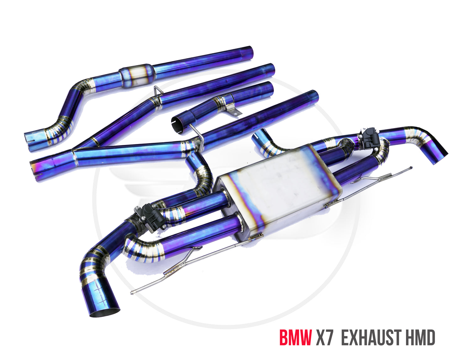 Titanium Alloy Exhaust Systems Is Suitable For BMW X5 X6 X7 G05 G06 G07 Car Modified Electronic Valve Muffler Accessories
