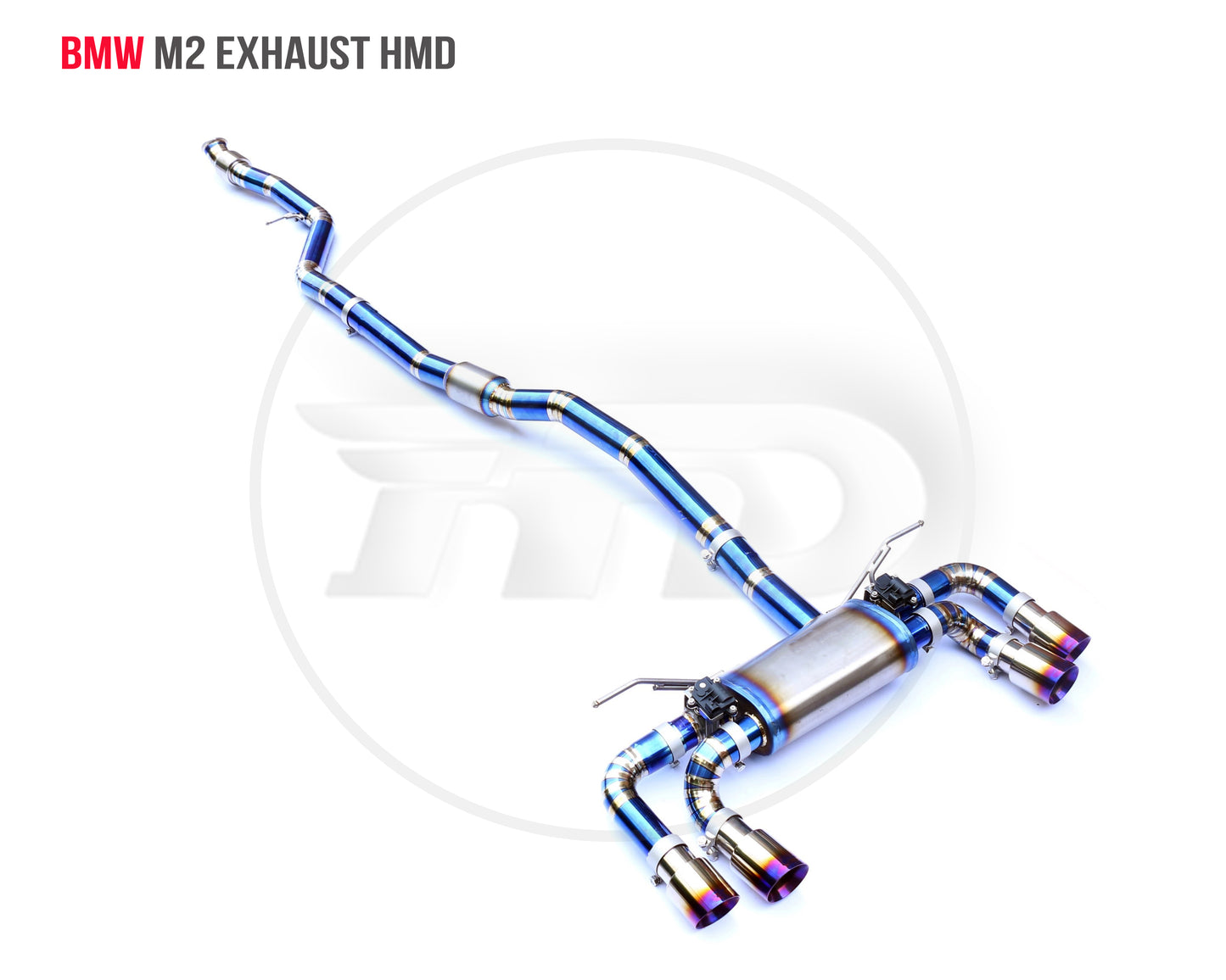 Titanium Exhaust System Performance Catback For BMW M2 F87 3.0T Muffler For Cars Variable Valve