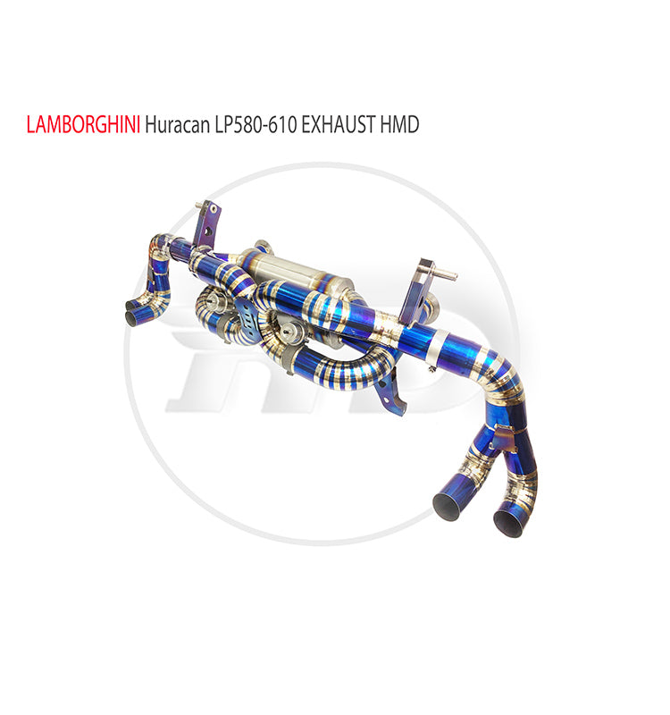 For Lamborghini Huracan LP580-2 LP610-4 Coupe 5.2 Titanium Valve Catback Exhaust System