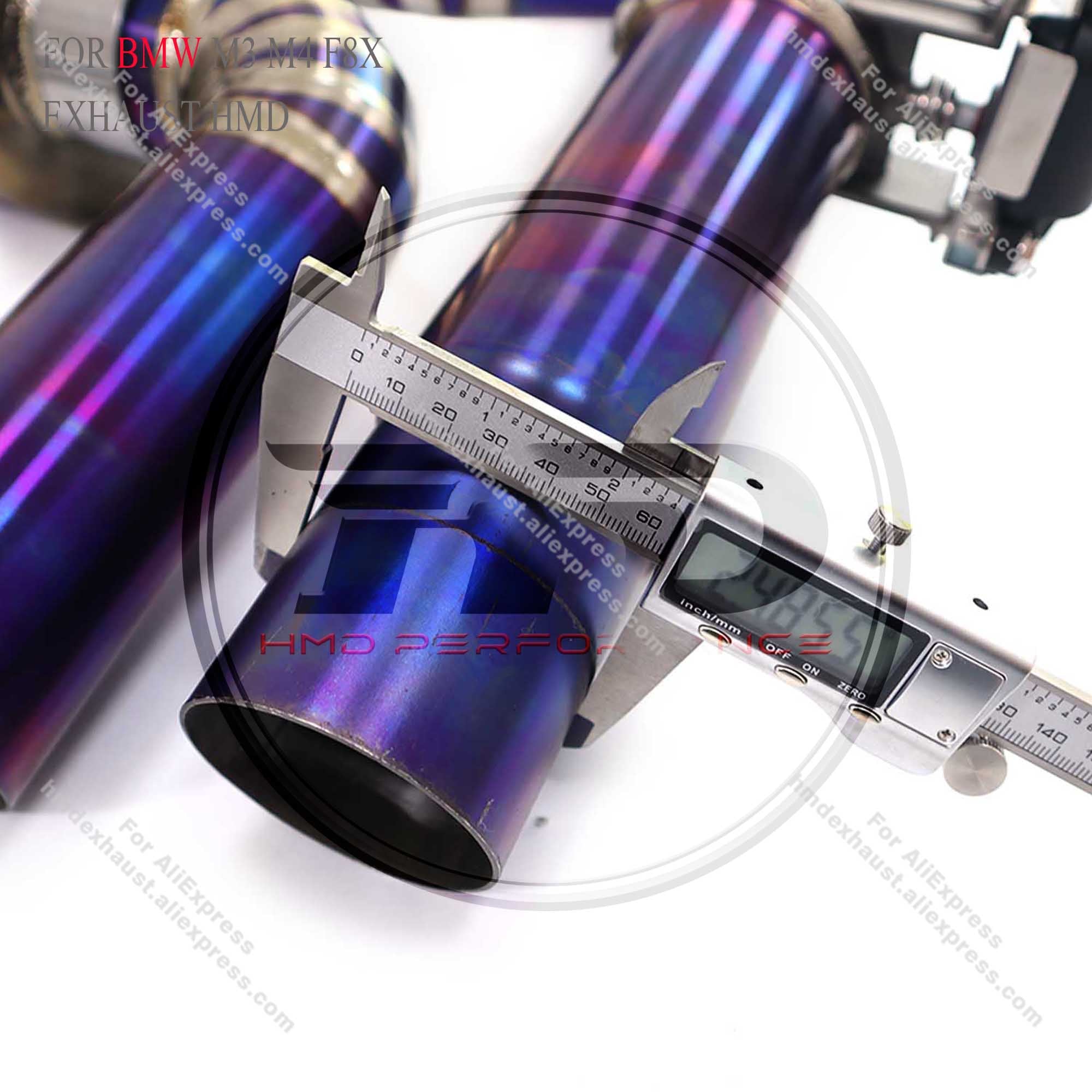 BMW M3 M4 F8X Catback Titanium Valved Sport Exhaust System Single Pipe Version